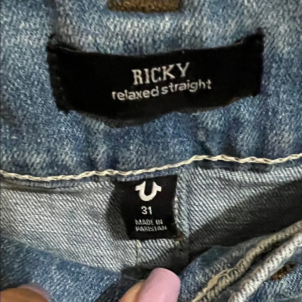 True Religion Faded Blue Denim Jeans
